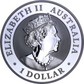 Серебряная монета 1oz Кукабарра 1 доллар 2021 Австралия