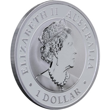Срібна монета 1oz Кукабарра 1 долар 2021 Австралія