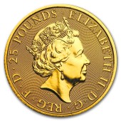 Золотая монета 1/4oz Сокол Плантагенетов 25 фунтов стерлингов 2019 Великобритания