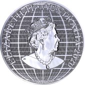Серебряная монета 1oz Под Южным Небом 1 доллар 2020 Австралия