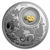 Срібна монета Слоненя 500 франків 2020 Камерун