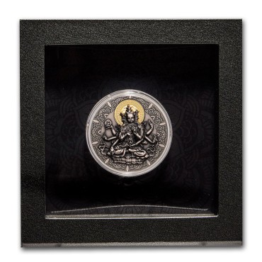 Срібна монета 2oz Античний Будда 2000 франків 2020 Камерун