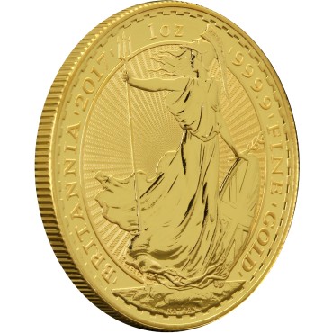 Золотая монета 1oz Британия 100 английских фунтов 2017 Великобритания