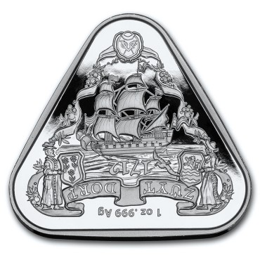Серебряная монета 1oz Кораблекрушение "Зуйтдорп" 1 доллар 2020 Австралия