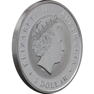 Серебряная монета 1oz Кукабарра (со знаком "Собака") 1 доллар 2018 Австралия