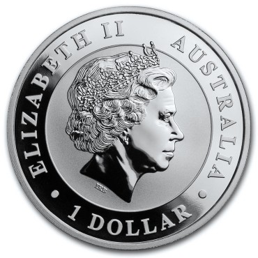 Серебряная монета 1oz Кукабарра (со знаком "Собака") 1 доллар 2018 Австралия