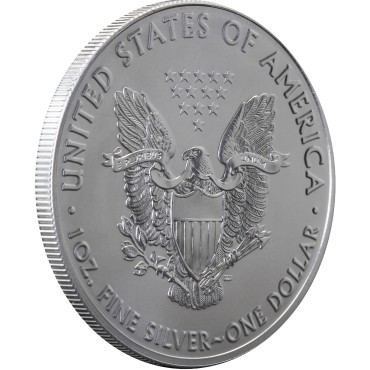 Серебряная монета 1oz Американский Орел 1 доллар 2021 США