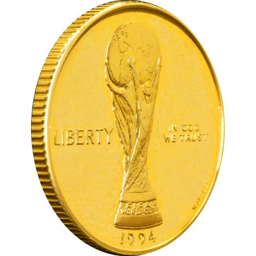 Золота монета Чемпіонат Світу З Футболу 5 доларів США 1994