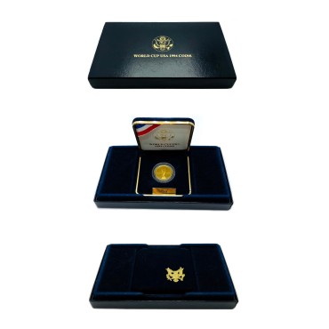 Золота монета Чемпіонат Світу З Футболу 5 доларів США 1994