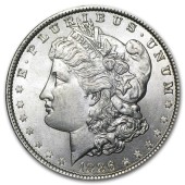 Серебряная монета Доллар Моргана 1 доллар 1886 США