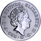Срібна монета 1oz Легенди Музики: Девід Боуі 2 англійських фунта 2021 Великобританія