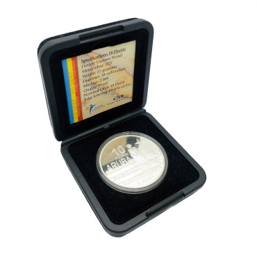 Срібна монета 30 років Прапору та Гімну 10 Флоринів 2006 Аруба