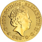 Золота монета 1oz Британія 100 англійських фунтів 2021 Великобританія