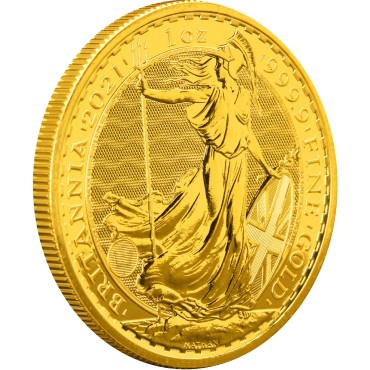 Золота монета 1oz Британія 100 англійських фунтів 2021 Великобританія