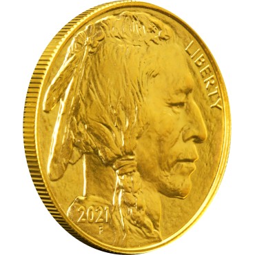 Золота монета 1oz Американський Бізон (Баффало) 50 доларів 2021 США