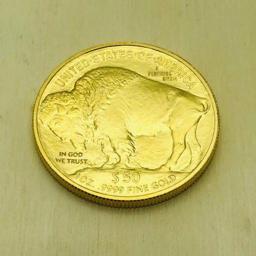 Золота монета 1oz Американський Бізон (Баффало) 50 доларів 2021 США