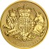 Золотая монета 1oz Королевский Герб 100 английских фунтов 2021 Великобритания