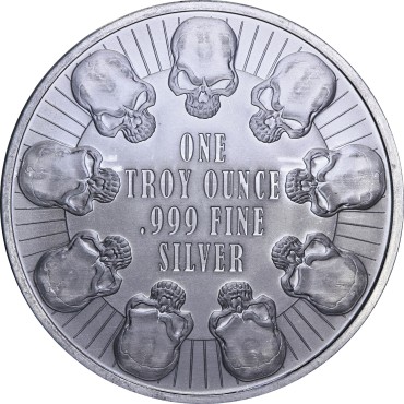 Срібний раунд 1oz Badlands Bullion США