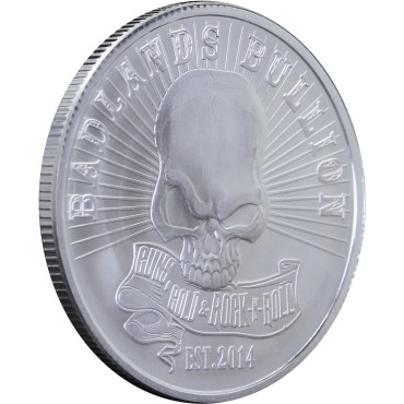 Срібний раунд 1oz Badlands Bullion США