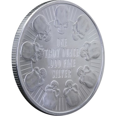 Срібний раунд 1oz Badlands Bullion США