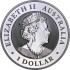 Срібна монета 1oz Коала 1 долар 2021 Австралія