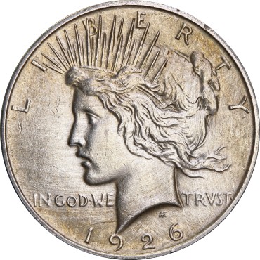 Срібна монета Мирний Долар 1 долар США 1926