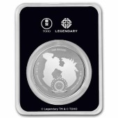 Серебряная монета 1oz Конг 2 доллара 2021 Ниуэ