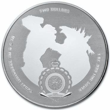 Срібна монета 1oz Конг 2 долара 2021 Ніуе