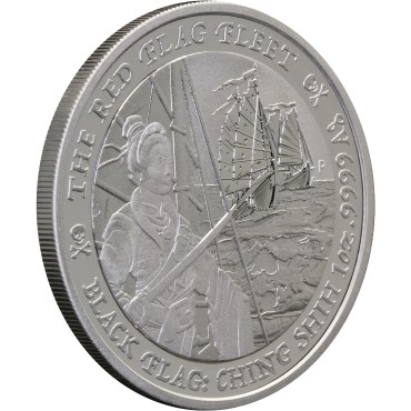 Срібна монета 1oz Флот Червоного Прапора 1 долар 2021 Тувалу