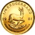 Золота монета 1/4oz Крюгерранд 1981 Південна Африка
