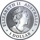 Серебряная монета 1oz Кукабарра (со знаком "Панда") 1 доллар 2019 Австралия