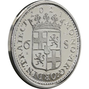 Срібна монета 1oz Корабельний Шилінг 2021 Нідерланди рестрайк