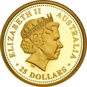 Золотая монета 1/4oz Чемпионат Мира По Футболу 2006 Германия 25 долларов 2006 Австралия