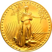 Золотая монета 1oz Американский Орел 50 долларов 1986 США