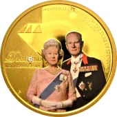 Золота монета 1oz Діамантове Весілля 100 доларів 2007 Австралія