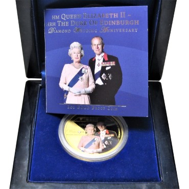 Золотая монета 1oz Бриллиантовая Свадьба 100 долларов 2007 Австралия