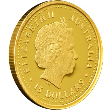 Золотая монета 1/10oz Тасманский Дьявол 15 долларов 2007 Австралия