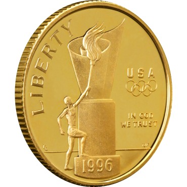 Золота монета Олімпіада в Атланті 5 доларів 1996 США