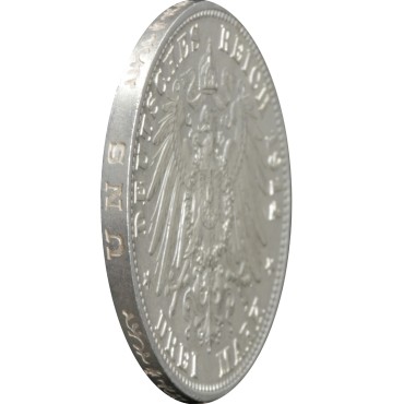 Срібна монета Вільгельм II Вюртемберг 3 марки 1908-1914 Німецька імперія