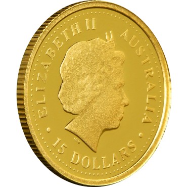 Золотая монета 1/10oz Утконос 15 долларов 2007 Австралия