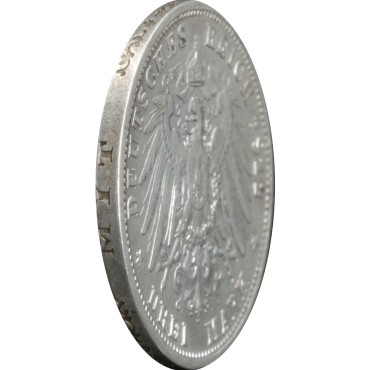 Срібна монета Вільгельм II Вюртемберг 3 марки 1908-1914 Німецька імперія