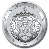 Серебряная монета 1oz Лев 5 долларов 2021 Токелау