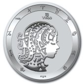 Серебряная монета 1oz Дева 5 долларов 2021 Токелау