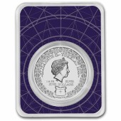 Срібна монета 1oz Водолій 5 доларів 2022 Токелау