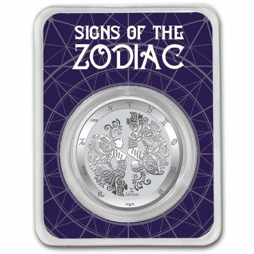 Срібна монета 1oz Близнюки 5 доларів 2022 Токелау