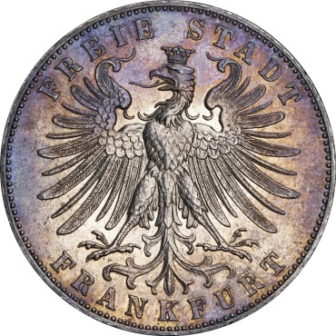 Срібна монета "Стрілецький Фестиваль" 1 Талер 1862 Франкфурт