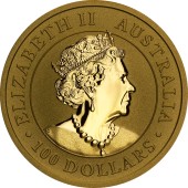 Золота монета 1oz Ему 100 доларів 2021 Австралія