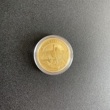 Золотая монета 1oz Эму 100 долларов 2021 Австралия