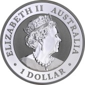 Серебряная монета 1oz Эму 1 доллар 2021 Австралия