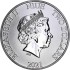 Серебряная монета 1oz Дисней Микки Маус и Гуффи 2 доллара 2021 Ниуэ